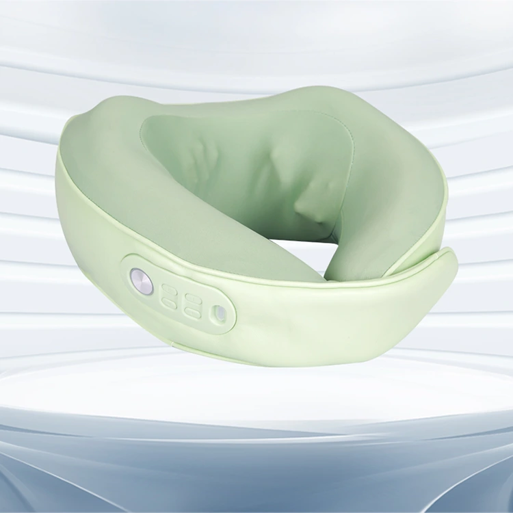 Almohada de masaje en forma de u almohada con calefacción